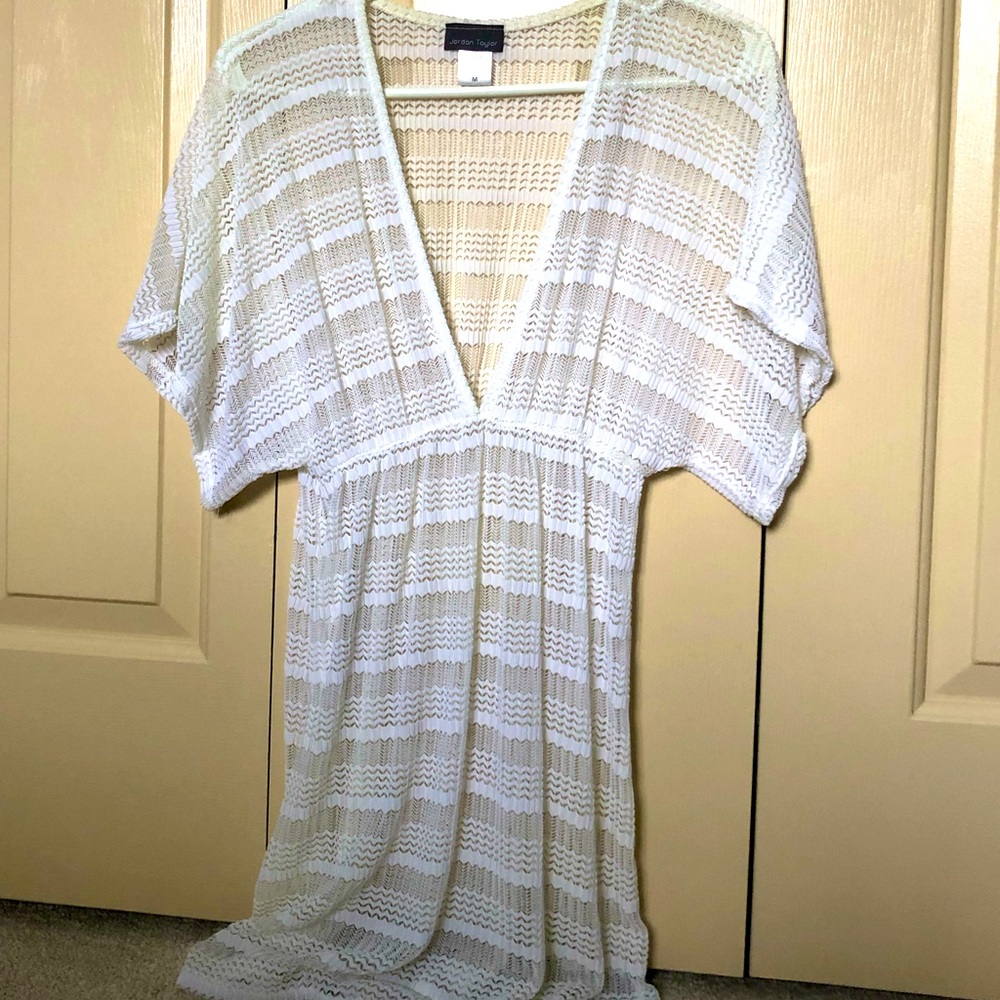 Jordan Taylor mesh swim coverup